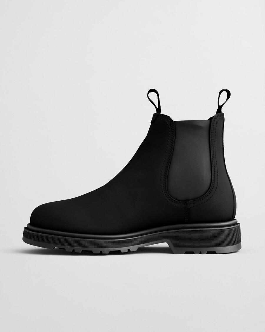 botas chelsea de piel blisdor - negras