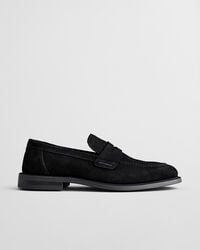 mocasines de ante lozham - negro
