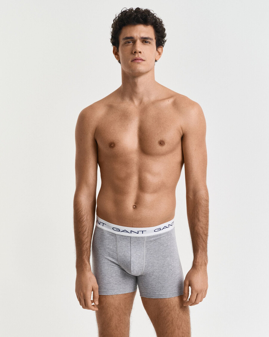pack de 3 calzoncillos bóxer - gris claro melange