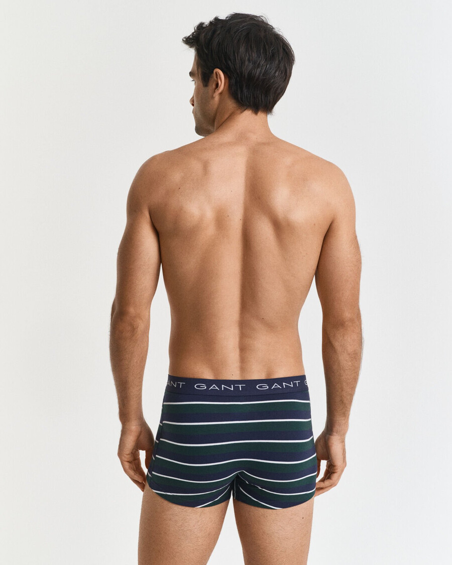 pack de 3 calzoncillos multirayas - verde tartán