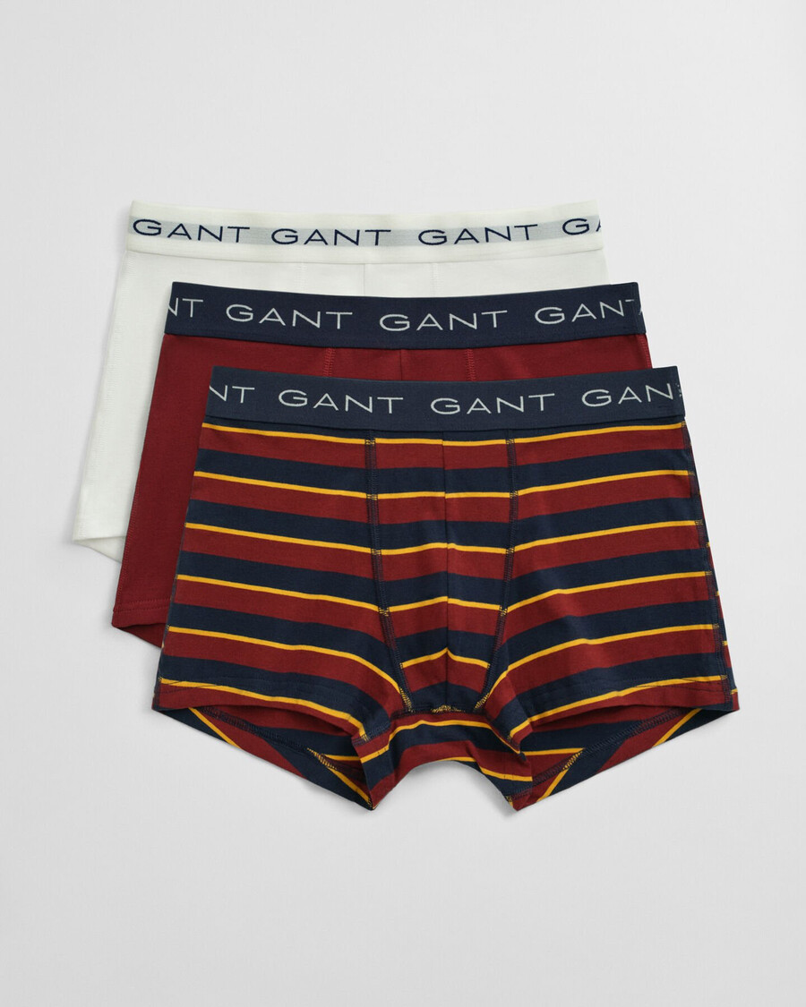 pack de 3 calzoncillos multirayas - plumped red