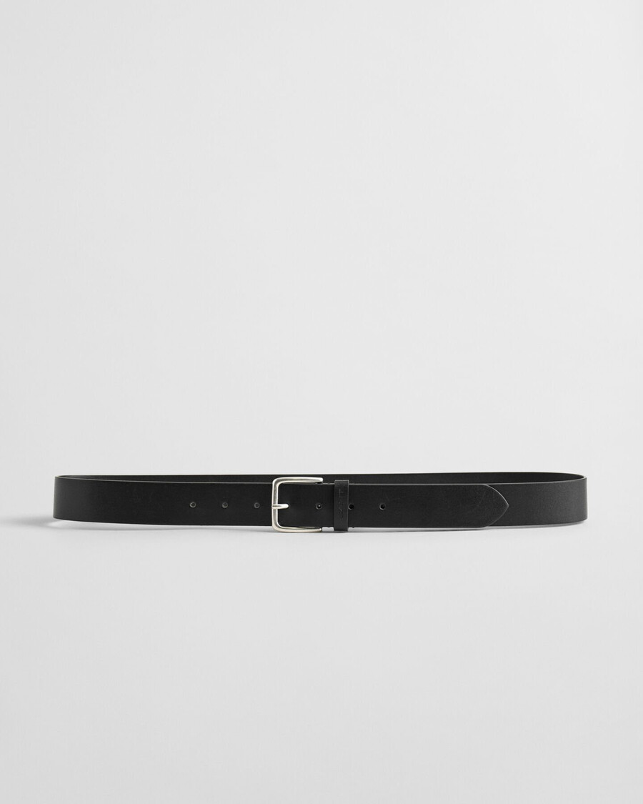 cinturón de cuero - negro