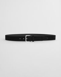 cinturón clásico de ante - negro