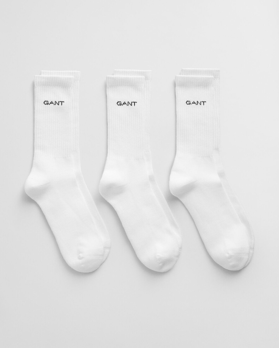 pack de 3 calcetines deportivos - blanco