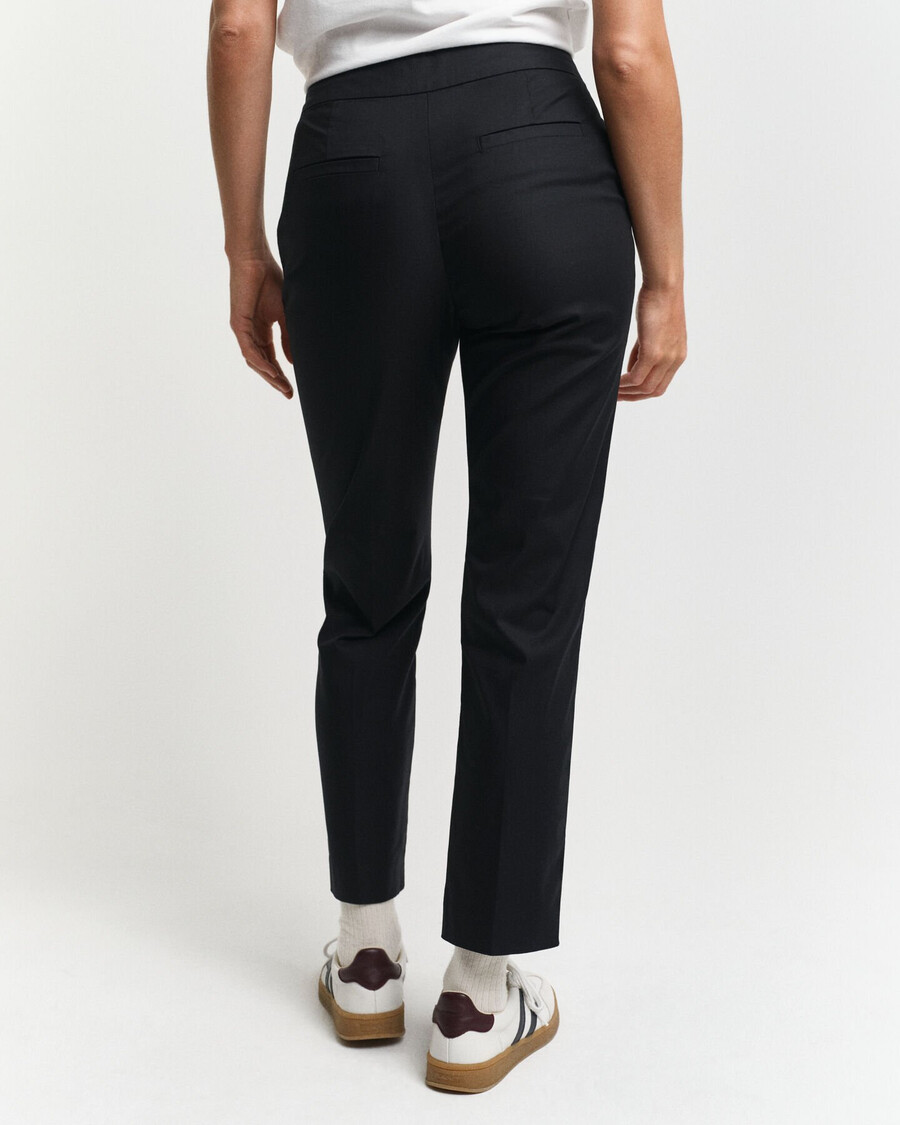 pantalones pitillo ajustados - negro Ébano