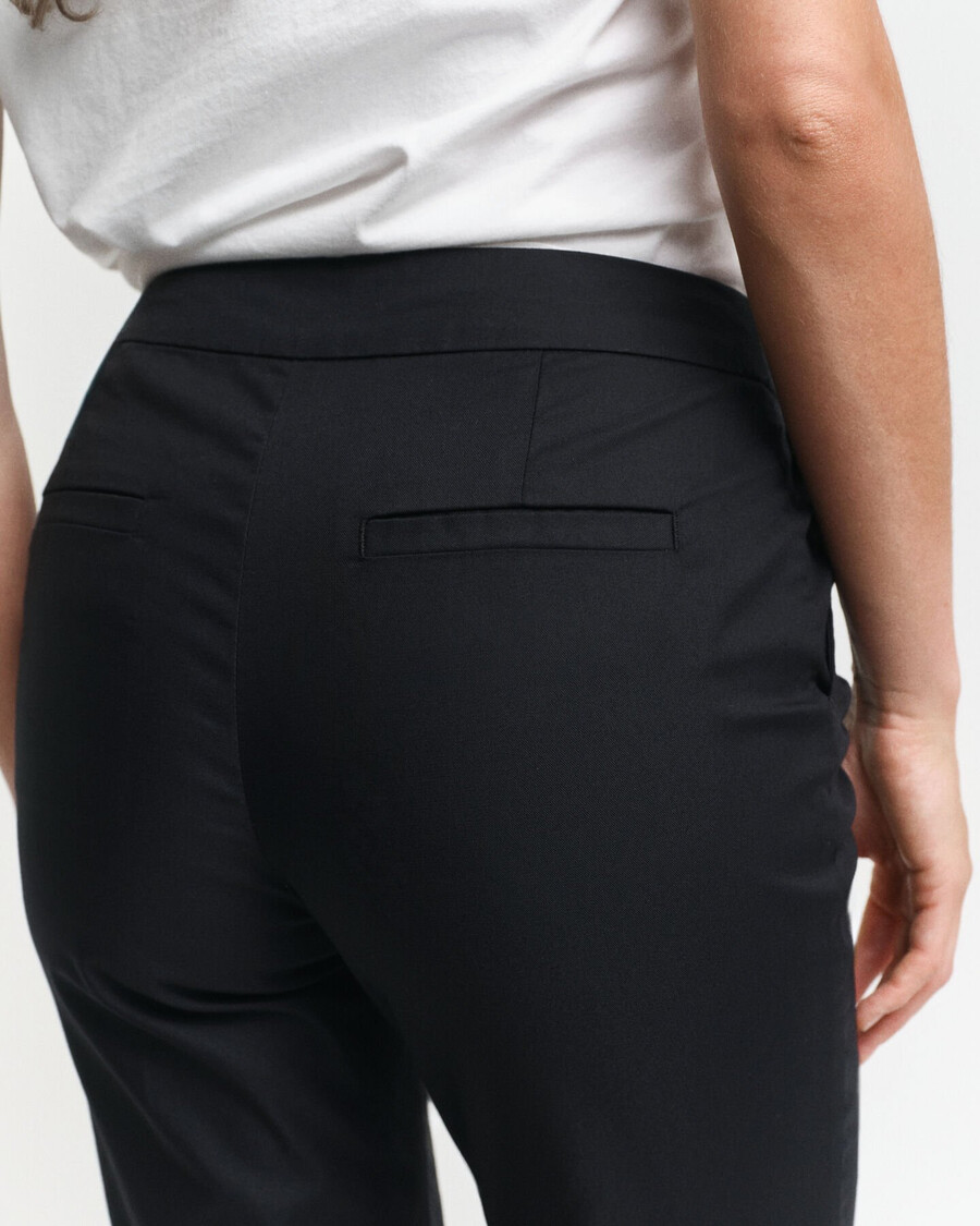 pantalones pitillo ajustados - negro Ébano