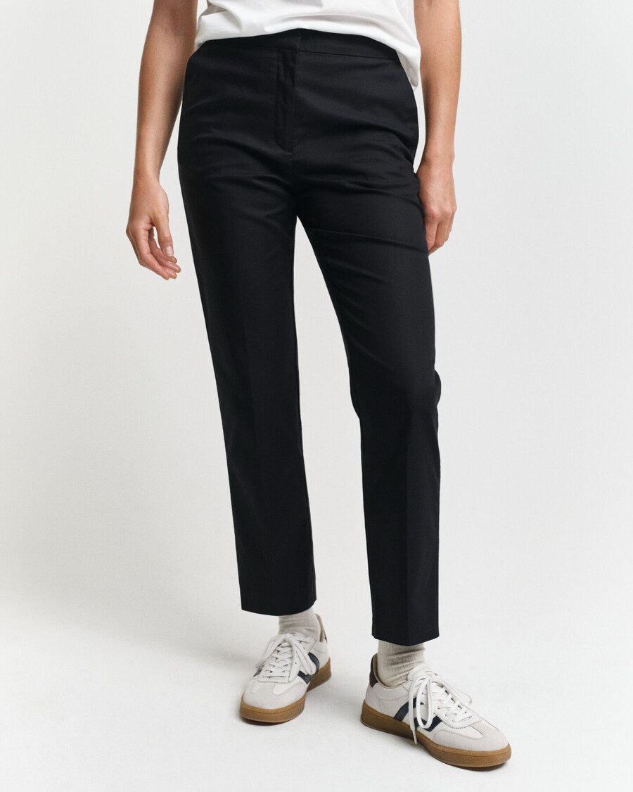pantalones pitillo ajustados - negro Ébano