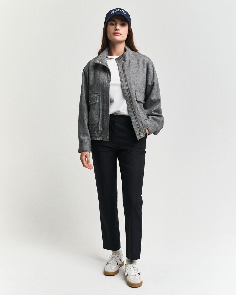 pantalones pitillo ajustados - negro Ébano