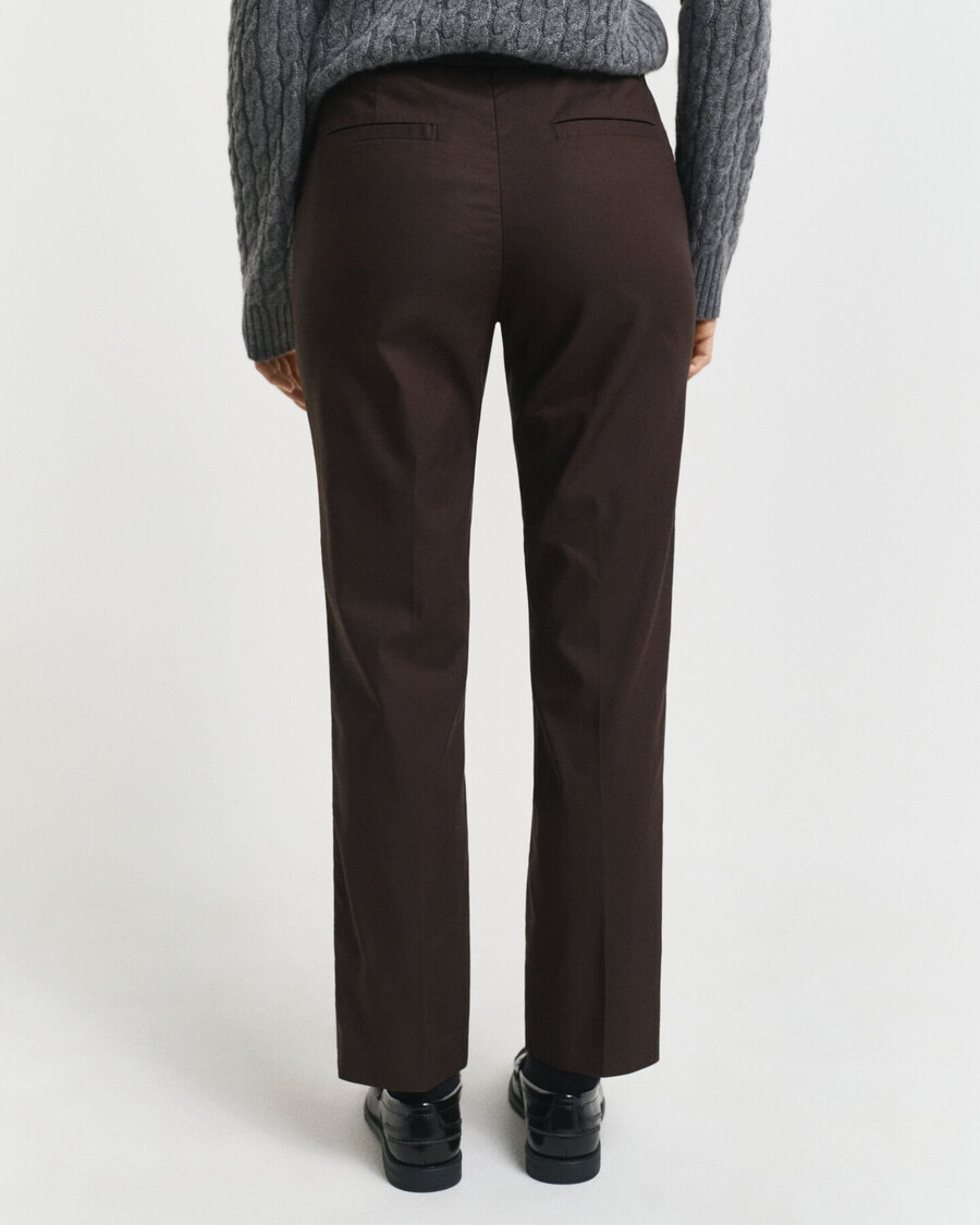 pantalones ajustados - marrón oscuro