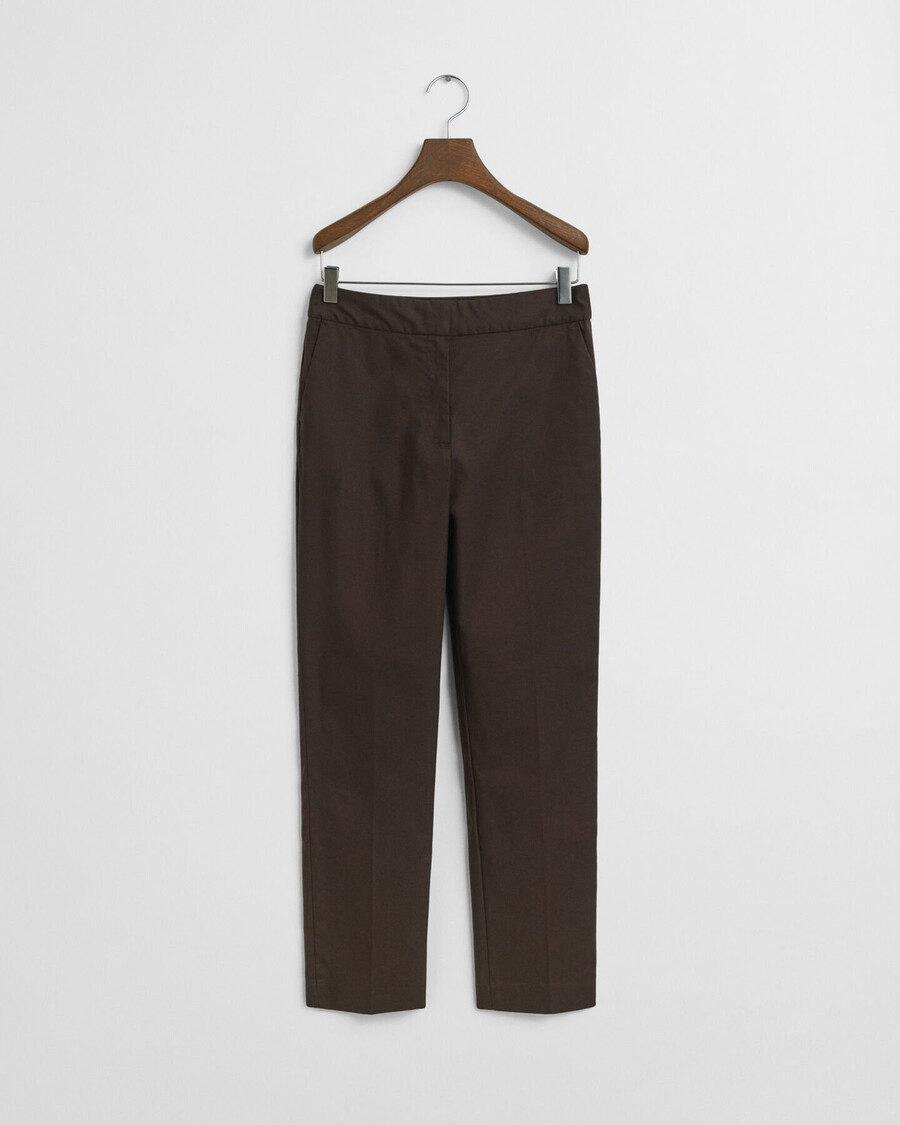 pantalones ajustados - marrón oscuro