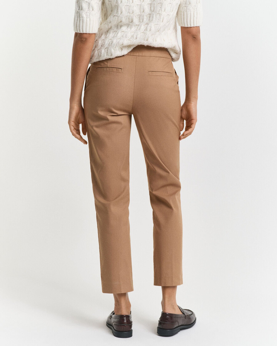 pantalones pitillo ajustados - caqui cálido