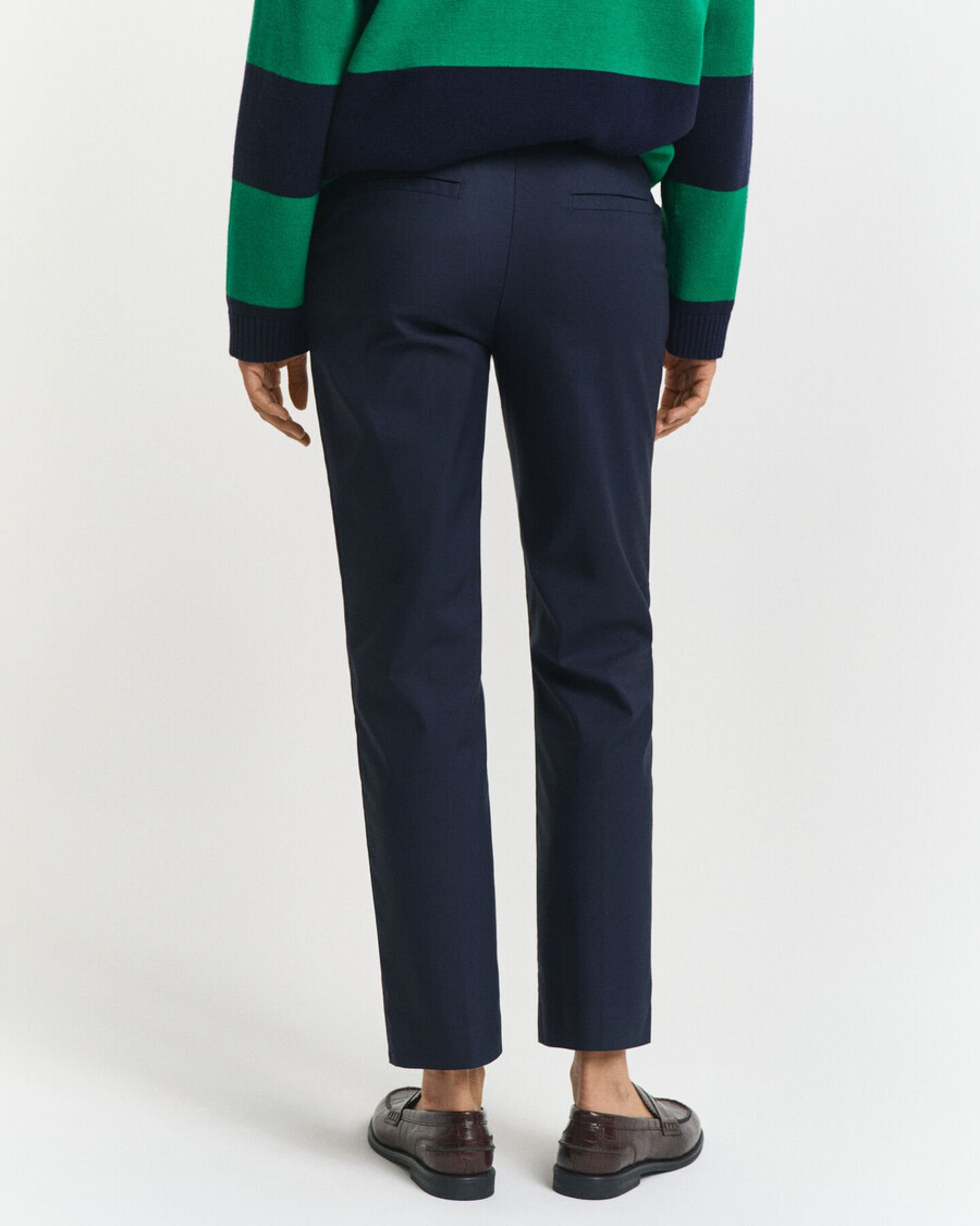 pantalones pitillo ajustados - azul noche