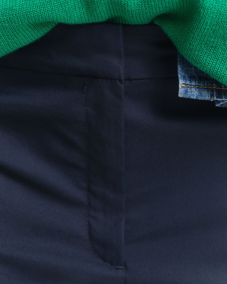 pantalones pitillo ajustados - azul noche