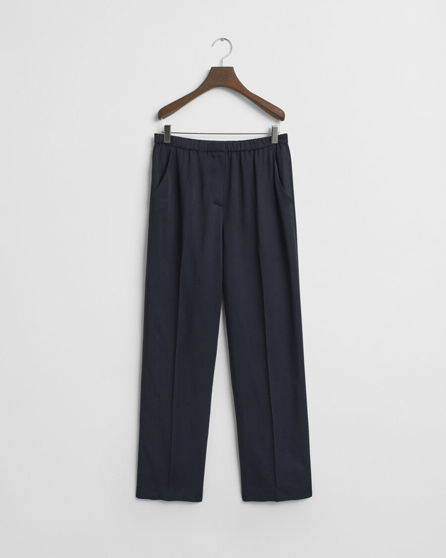 pantalones fluidos - azul noche