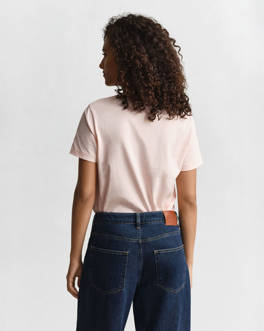 camiseta shield - rosa albaricoque