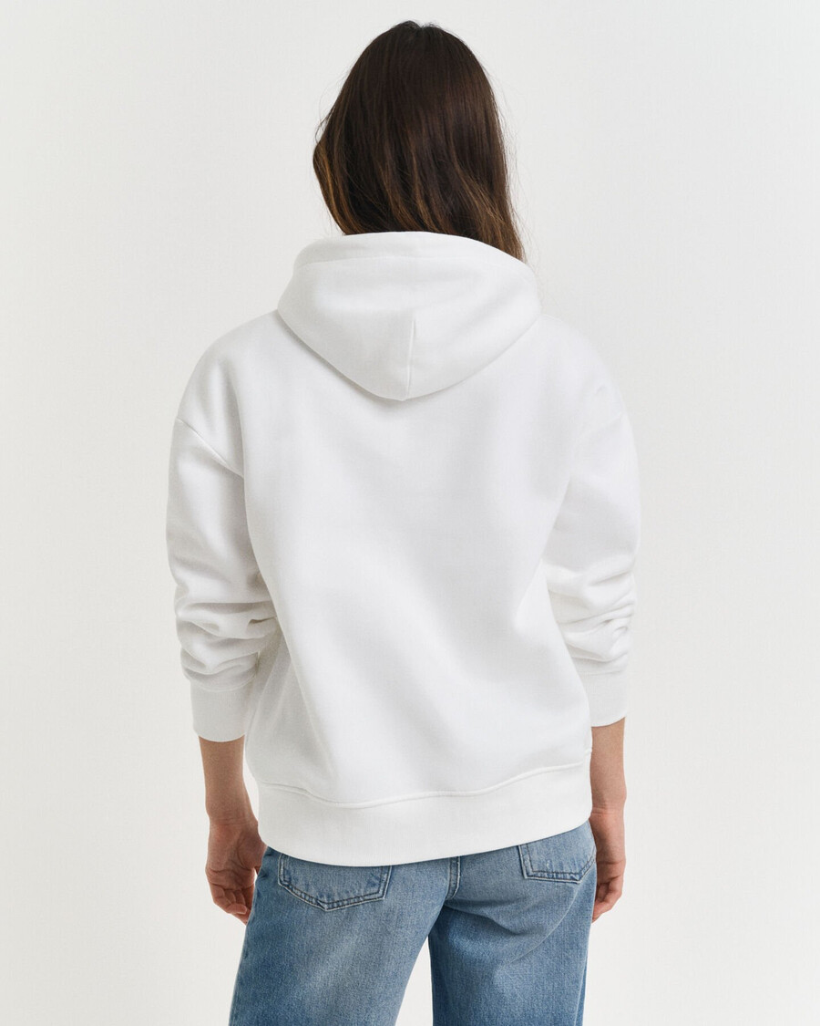 sudadera con capucha shield - cáscara de huevo