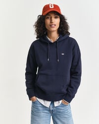 sudadera con capucha shield - azul noche