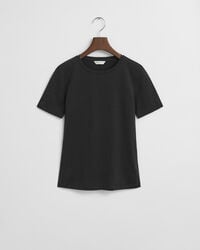 camiseta de algodón ligero - negra