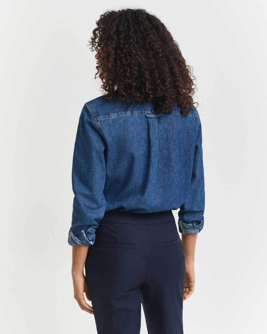 camisa vaquera de corte regular - Índigo