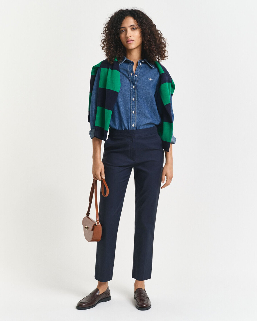 camisa vaquera de corte regular - Índigo