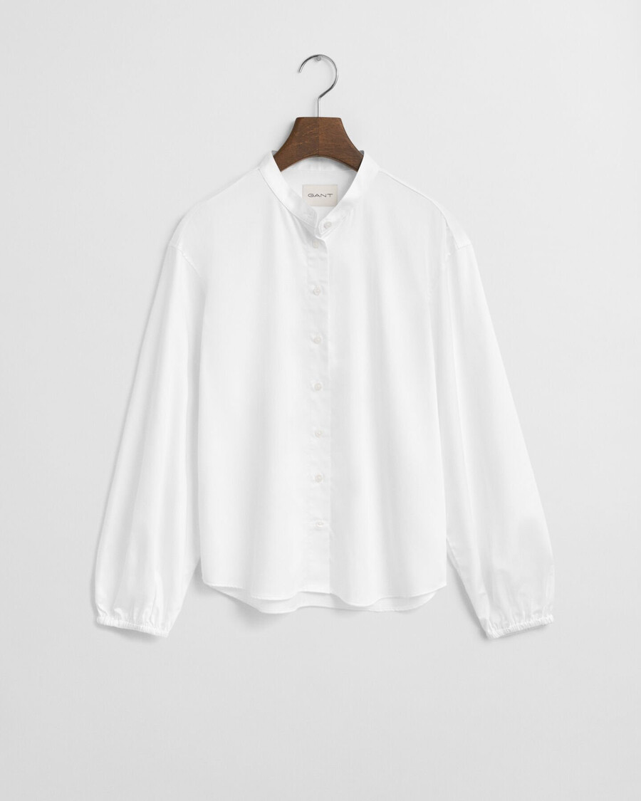 blusa de algodón - blanca