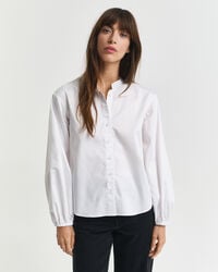 blusa de algodón - blanca