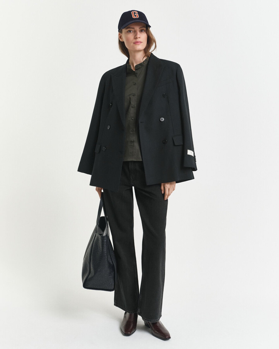 blusa de algodón - verde musgo oscuro
