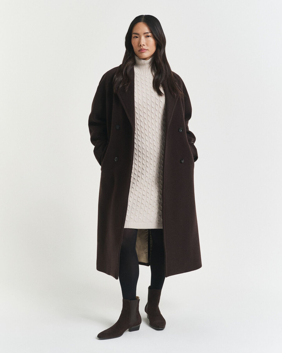 vestido de punto trenzado - seed melange