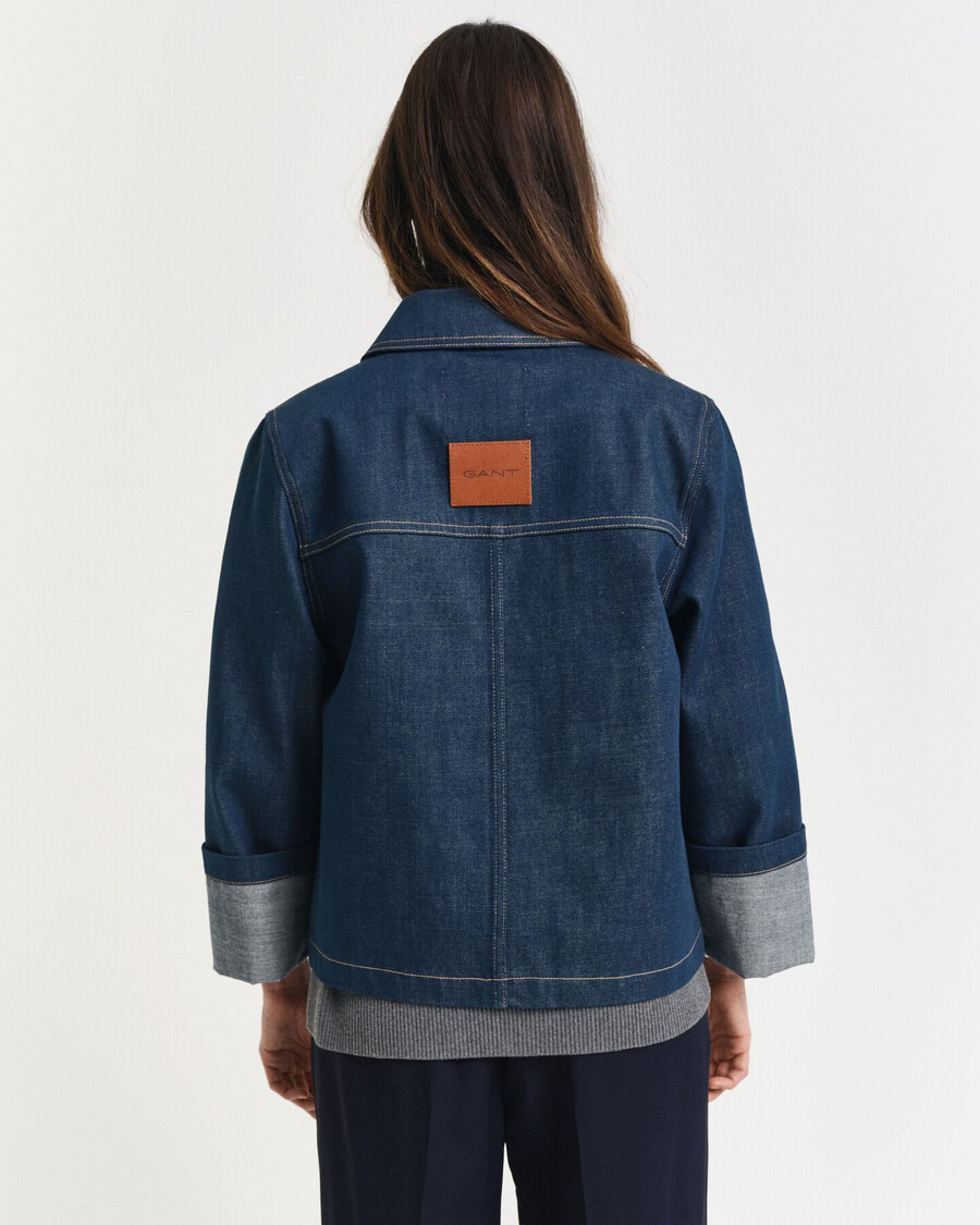 chaqueta vaquera - azul medio