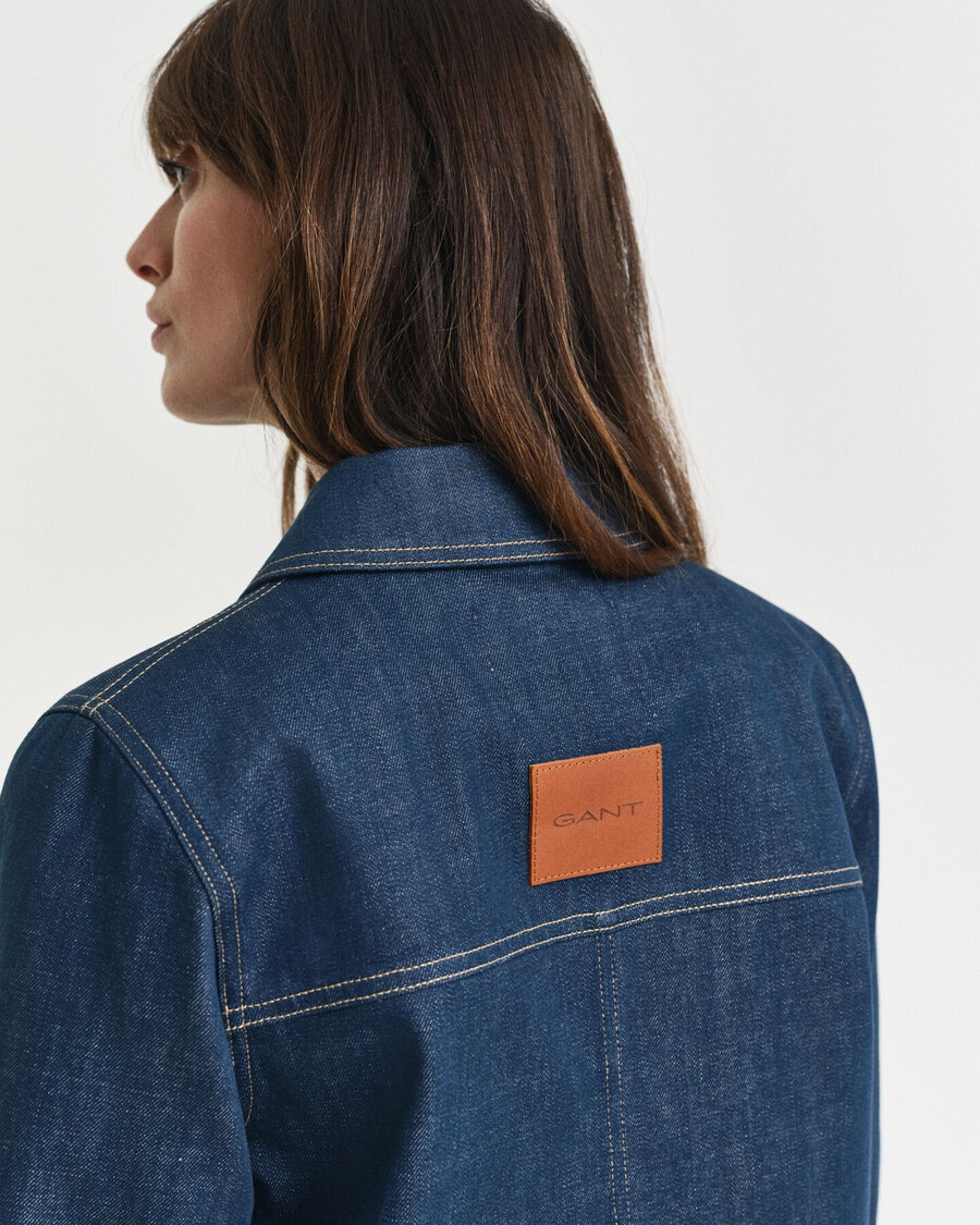 chaqueta vaquera - azul medio