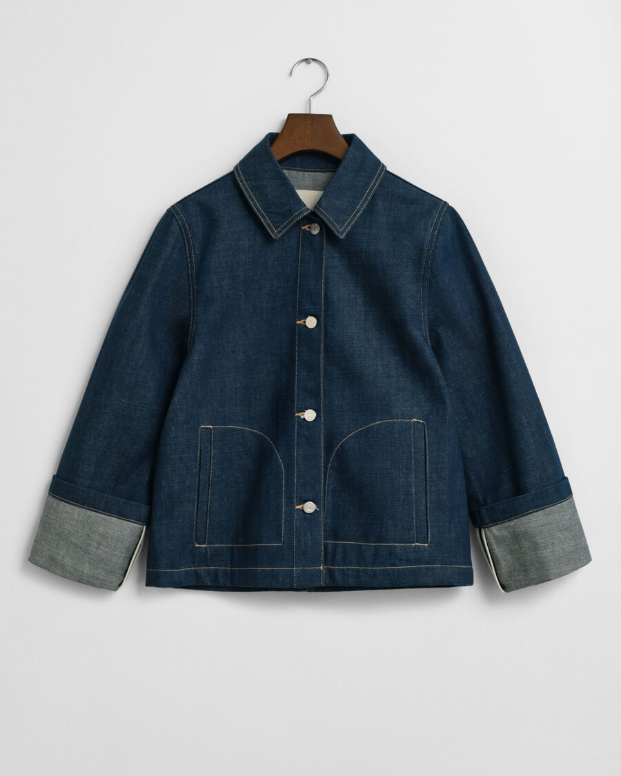chaqueta vaquera - azul medio
