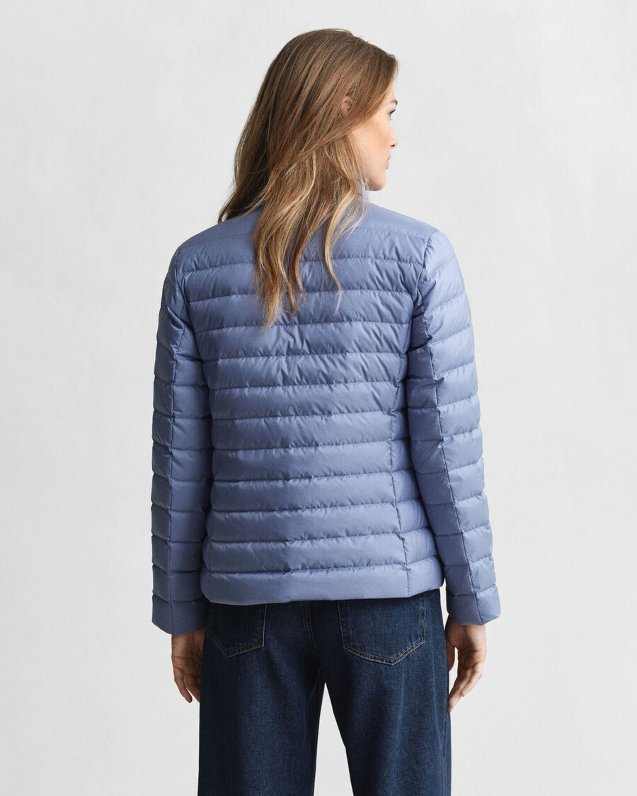 chaqueta ligera de plumas - denim descolorido
