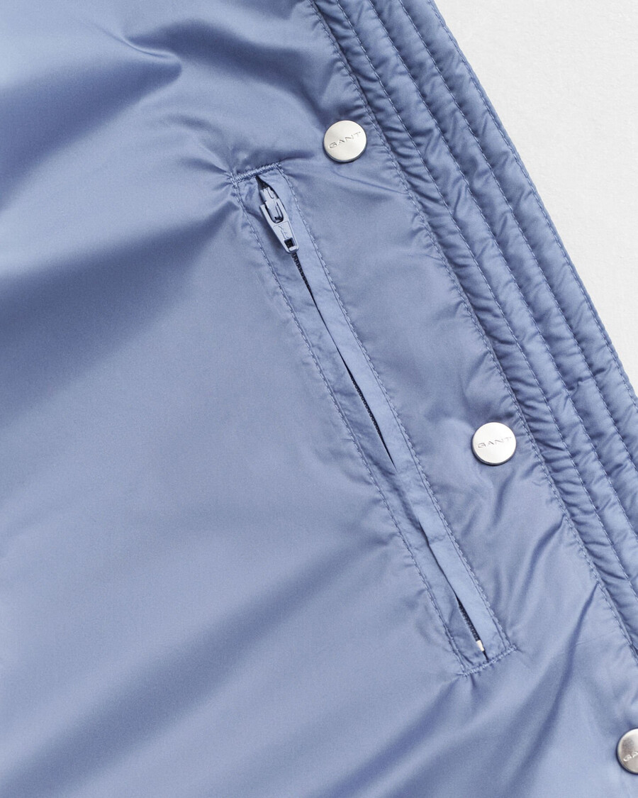 chaqueta ligera de plumas - denim descolorido