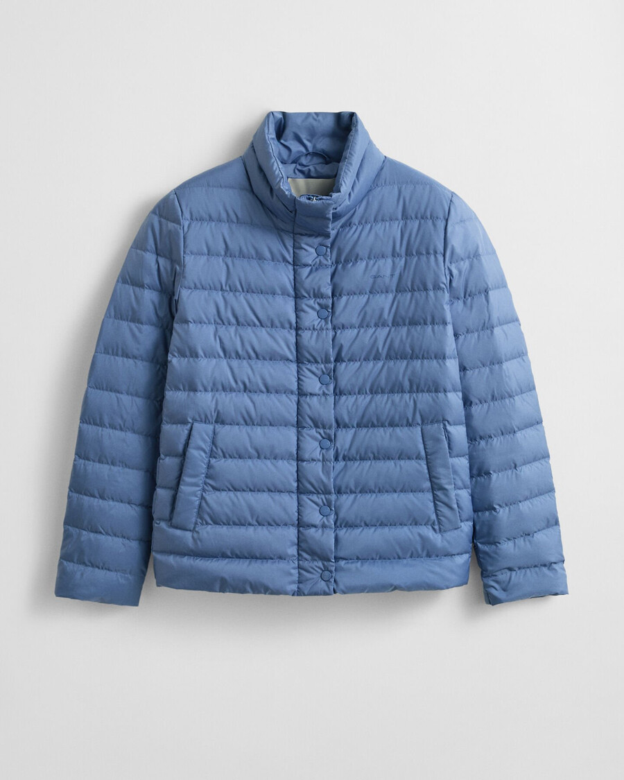 chaqueta ligera de plumas - denim descolorido