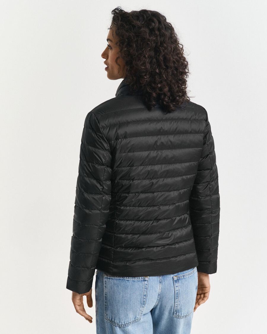 chaqueta ligera de plumas - negra
