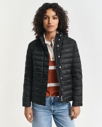 chaqueta ligera de plumas - negra