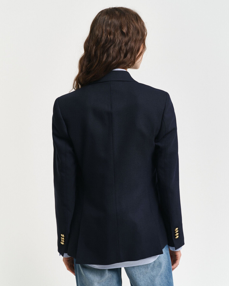blazer club de corte slim - azul noche