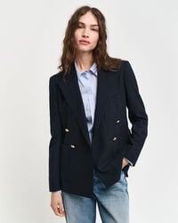 blazer club de corte slim - azul noche