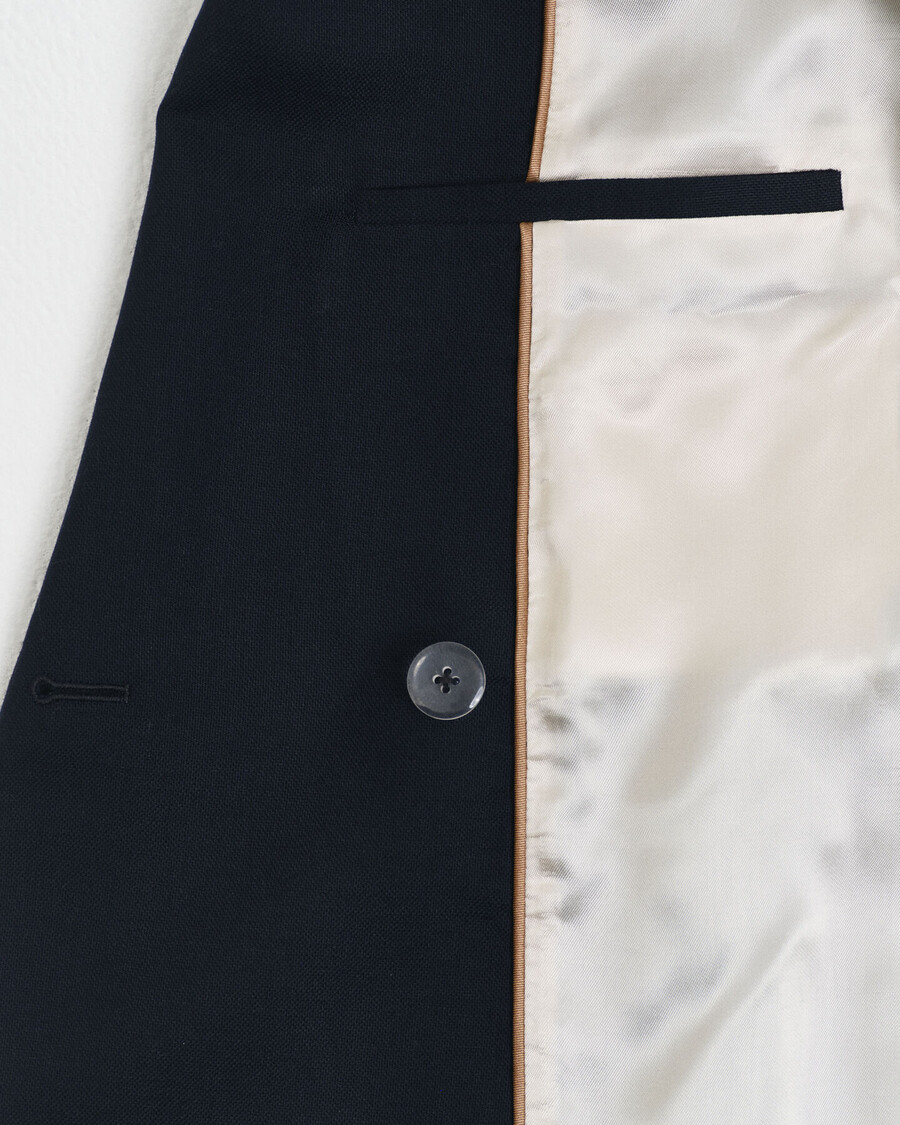 blazer club de corte slim - azul noche