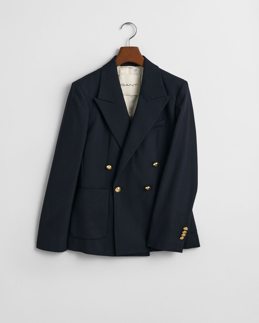 blazer club de corte slim - azul noche