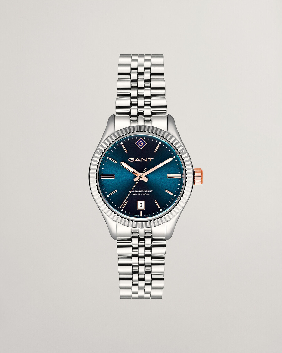 reloj de pulsera sussex - melange azul vaquero