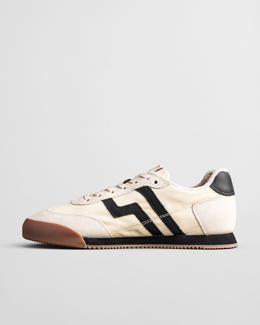 zapatillas de ante beylana - beige topo