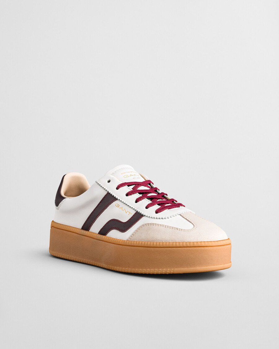 zapatillas de cuero cuzmani - cáscara de huevo