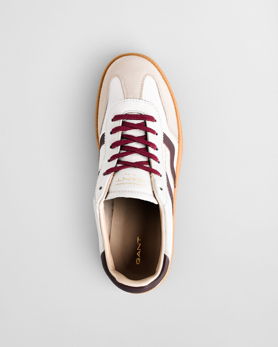 zapatillas de cuero cuzmani - cáscara de huevo