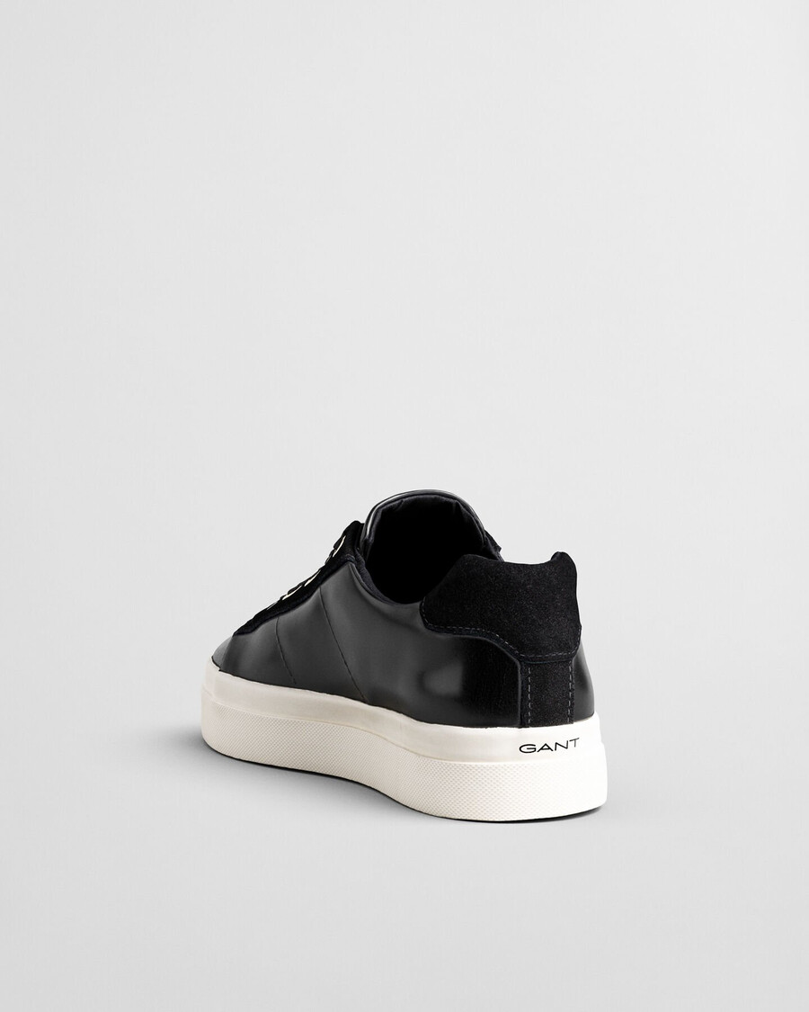 zapatillas avona de piel naplack - negro Ébano