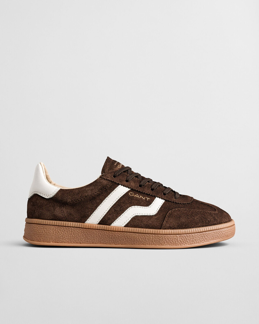 zapatillas de ante cuzima - marrón whisky