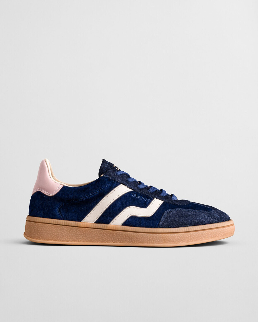 zapatillas de terciopelo cuzima - marino