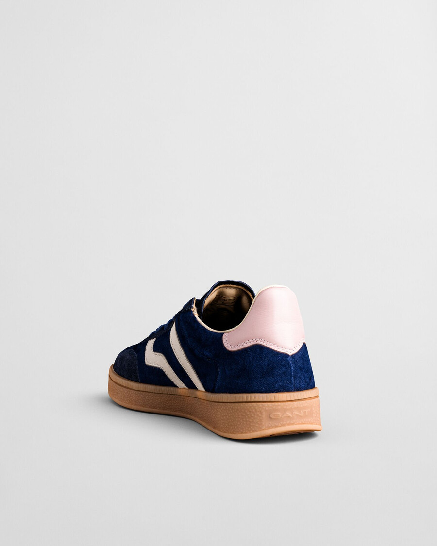 zapatillas de terciopelo cuzima - marino