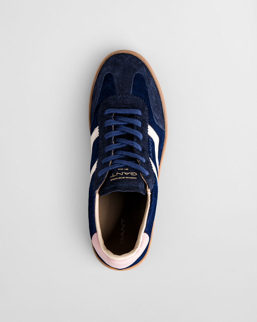 zapatillas de terciopelo cuzima - marino