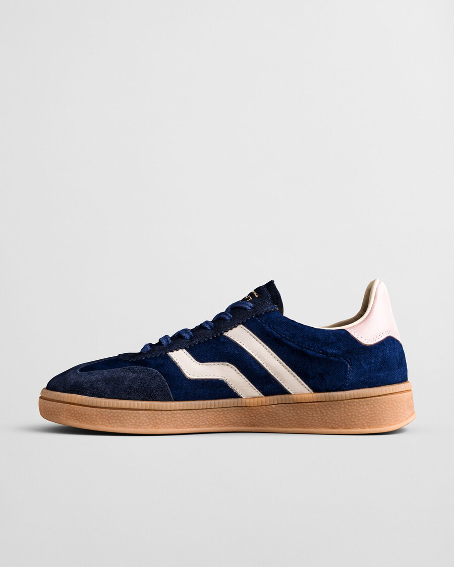 zapatillas de terciopelo cuzima - marino